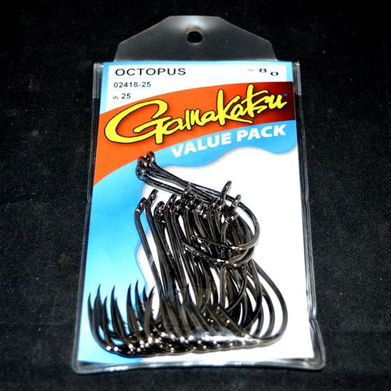 Gamakatsu Octopus Hooks – Value Pack (Metal & Metal Red) • Vtackle