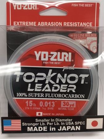 Yo-zuri Topknot Leader – 30yds (10-50lb) • Vtackle